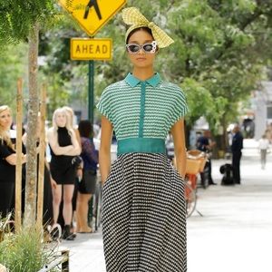 Lela Rose gingham dress